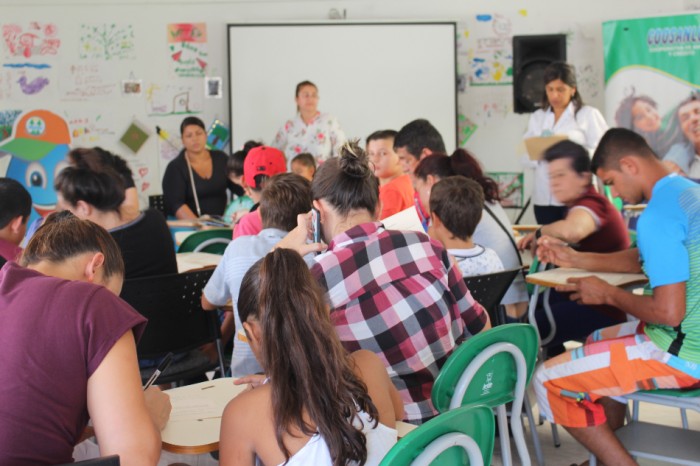 Participantes del programa Niñez y Juventud Coosanluis, San luis antioquia