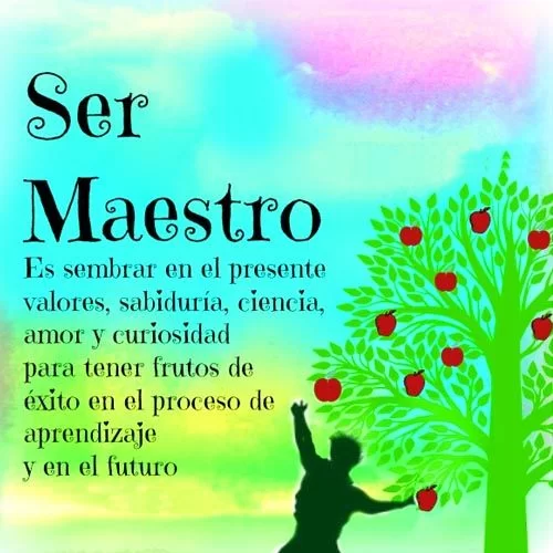 EN EL DÍA DEL MAESTRO.