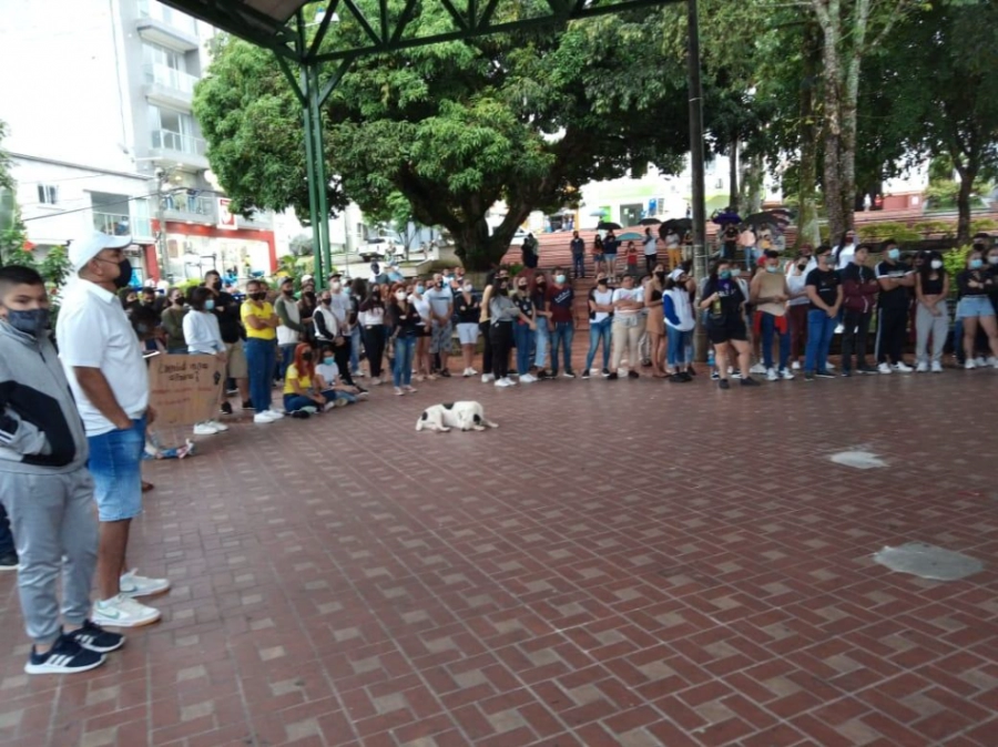 San Luis También Se Manifestó En Contra De La Reforma Tributaria.