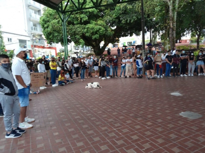 San Luis También Se Manifestó En Contra De La Reforma Tributaria.