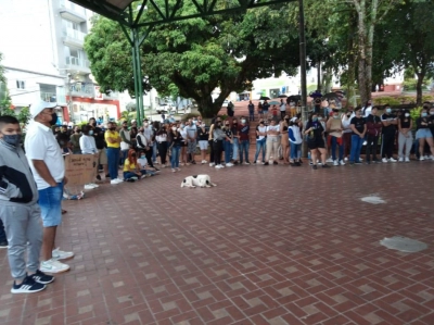 San Luis También Se Manifestó En Contra De La Reforma Tributaria.