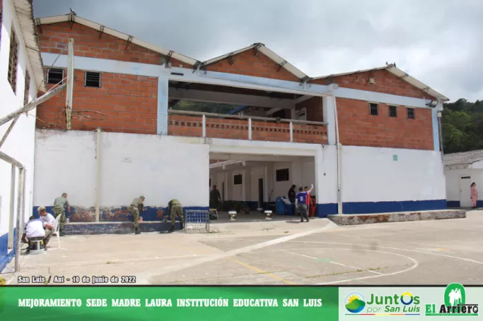 Mejoramiento Sede Madre Laura Institución Educativa San Luis