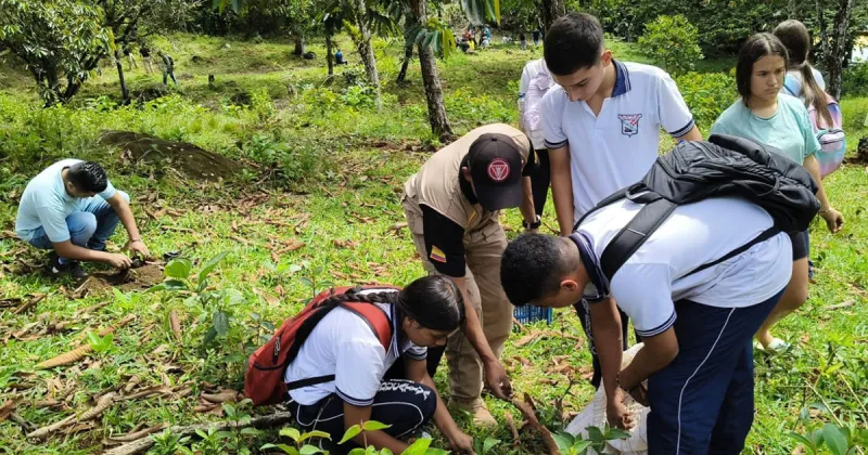 Reforestación en las Riberas del Rio Dormilón