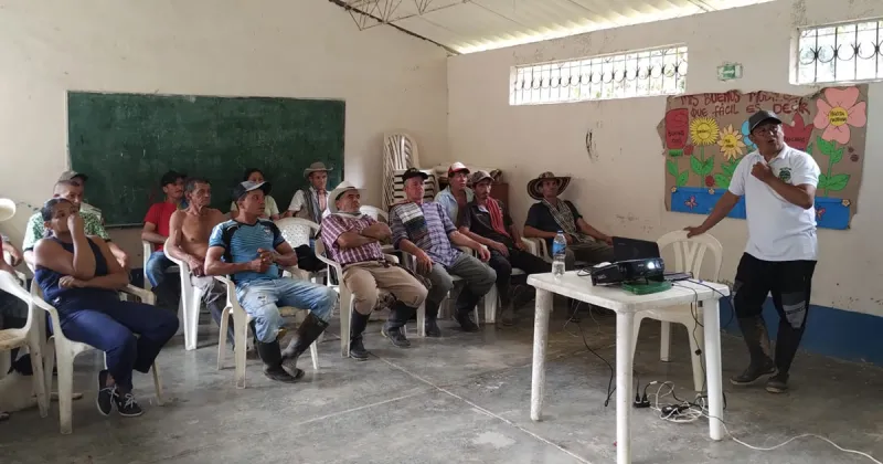 La Administración Municipal y Cornare, socializan proyecto PRISER para la vereda El Porvenir