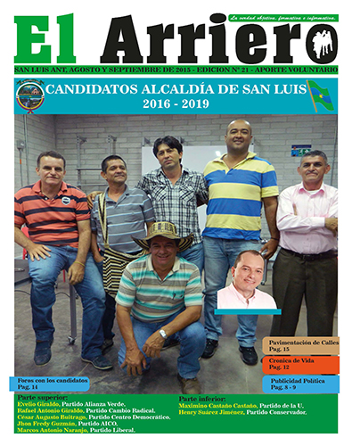 Portada de la edición 21